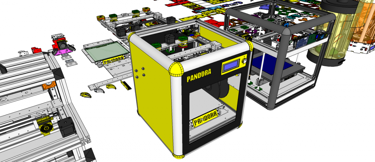 DIY 3D Printer PANDORA DXs